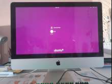 Computador imac (apple) com so à medida