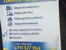 Serviços de limpeza